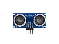 Front view of HC-SR04 ultrasonic sensor Front view of HC-SR04 ultrasonic sensor