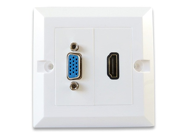 FACE PLATE HDMI+VGA