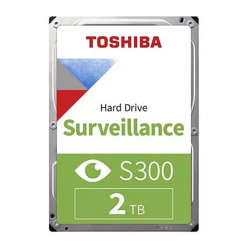 Toshiba S300 2TB Surveillance Internal HDD – 3.5-Inch SATA 6Gb/s | 5400RPM