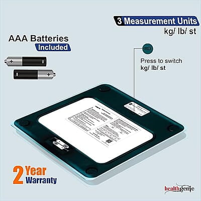 Health Weight Machine MORAVLA Glass Digital Health Weighing Machine (Black)