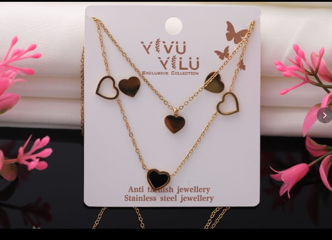 Anti Tarnish hart shape chain Anti Tarnish hart shape chain