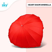 Heart Shape Umbrella | Pack of 6pcs | 21inch - INR 480/piece Heart Shape Umbrella | Pack of 6pcs | 21inch - INR 480/piece