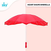 Heart Shape Umbrella | Pack of 6pcs | 21inch - INR 480/piece Heart Shape Umbrella | Pack of 6pcs | 21inch - INR 480/piece