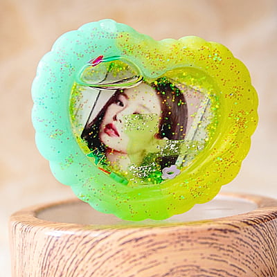 HEART 2 SHAKER KEYCHAIN HEART 2 SHAKER KEYCHAIN