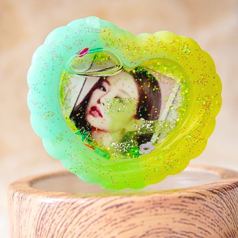 HEART 2 SHAKER KEYCHAIN HEART 2 SHAKER KEYCHAIN