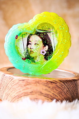 HEART 2 SHAKER KEYCHAIN HEART 2 SHAKER KEYCHAIN