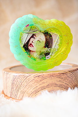 HEART 2 SHAKER KEYCHAIN HEART 2 SHAKER KEYCHAIN