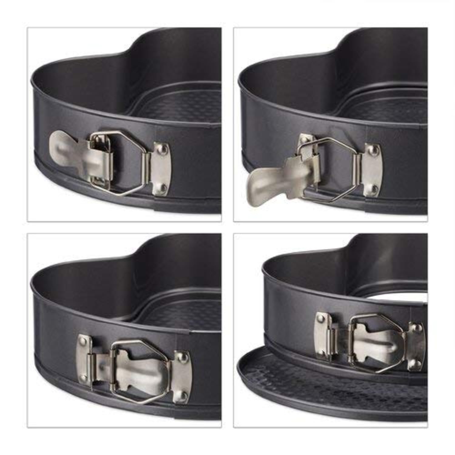Non-Stick Springform Baking Pans with Removable Bottom | Leakproof Cake Tin