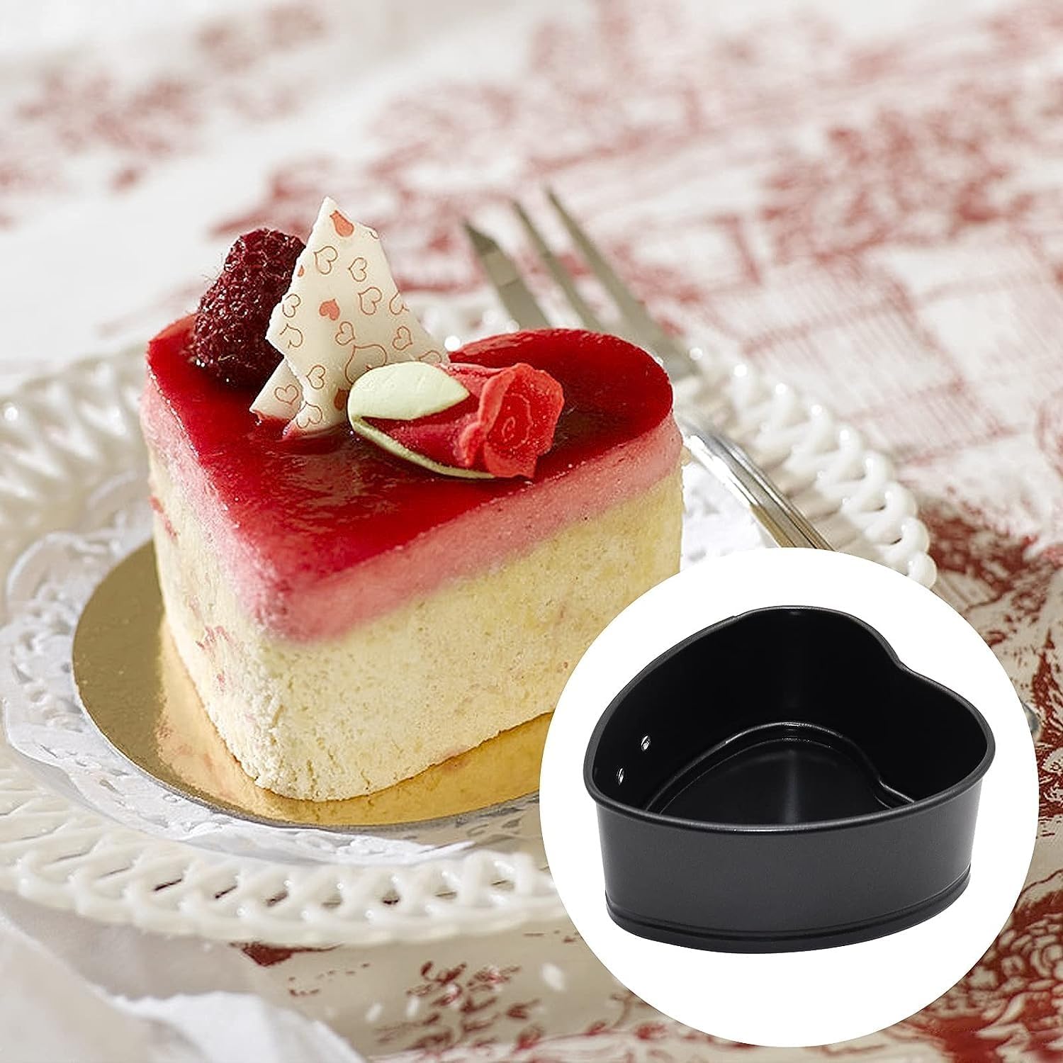 Non-Stick Springform Baking Pans with Removable Bottom | Leakproof Cake Tin