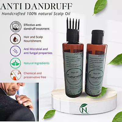 Herbal Anti-Dandruff Hair Oil – The Natural Way to Flake-Free, Healthy Hair