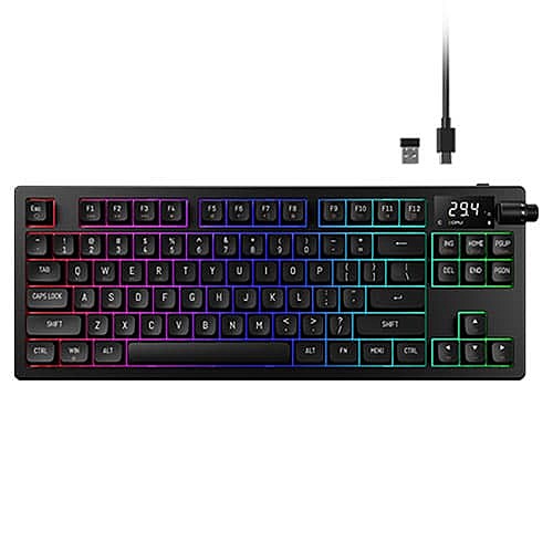 Gamdias Hermes M7 Hybrid Mechanical Gaming Keyboard – Red Switch | RGB | Wired & Wireless