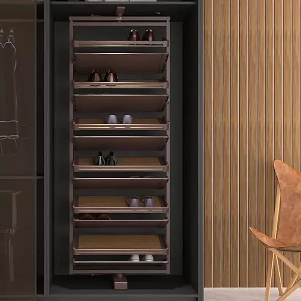 Hettich 360 Degree Shoe Rack