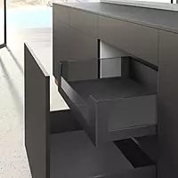 Hettich Avantech Internal Drawer Support Front Panel for Glass 2000 mm