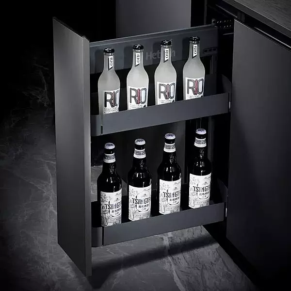 Hettich Bottle Pullout-Flat Base