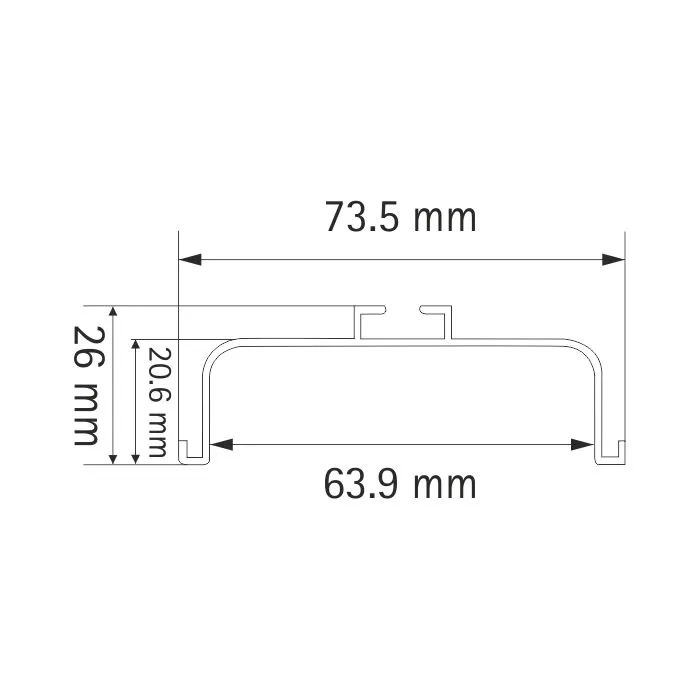Hettich Gola Profile 3000 mm