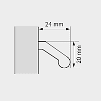 Hettich Calisia Handle- 1950 mm