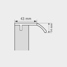 Hettich Lindavia Handle- 2000 mm