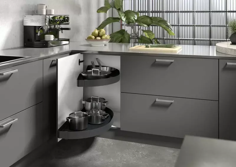 Hettich Salso D Shape Carousel