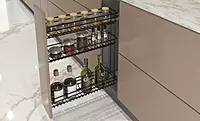 Hettich Cargo Black Bottle Pullout