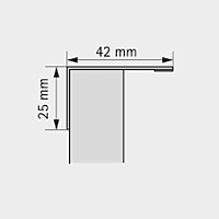 Hettich Ticinum Handle- 2000mm