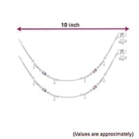 Silver Women Anklets/payal