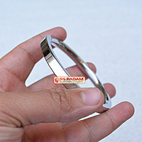 8mm Stainless Steel Flat Plain Punjabi Kada