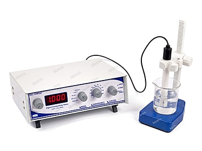 Hintron HTN-CN001 digital conductivity meter, benchtop, with conductivity cell and stand