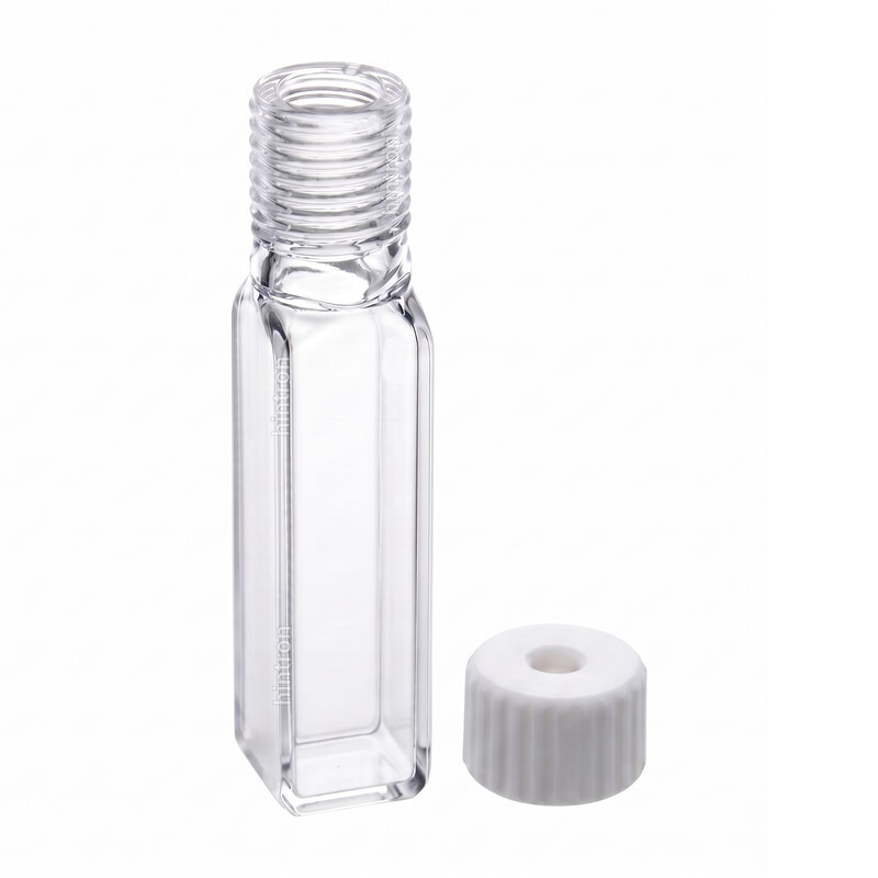 Fluorescence Cuvette, Screw Cap, Quartz