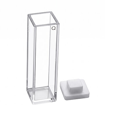 Fluorescence Cuvette, Standard, with PTFE Lid