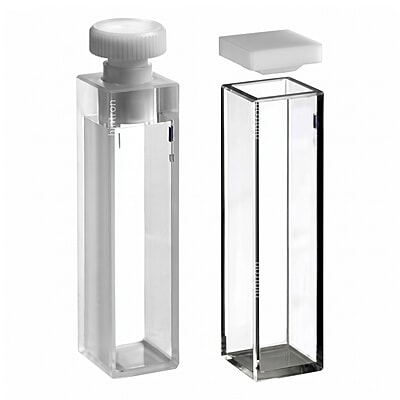 Fluorescence Cuvette, Standard, with PTFE Stopper