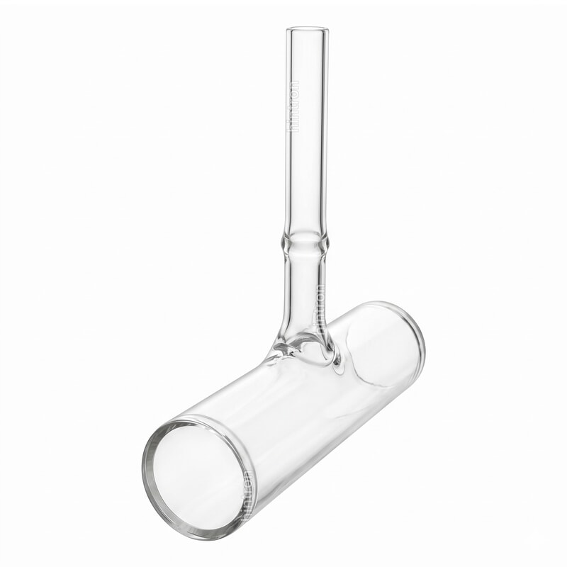 Gas Absorption Cell with Quartz-to-Glass Graded Seal Tube