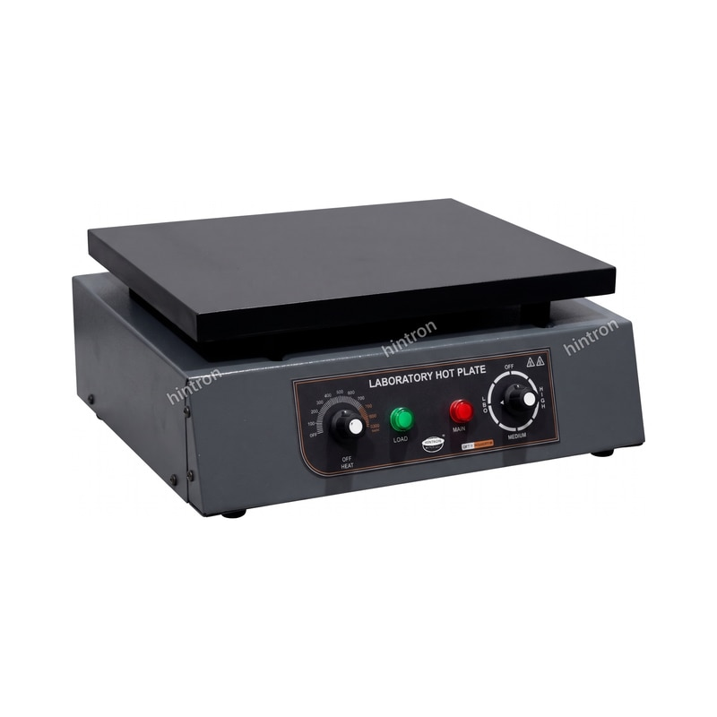 Hintron HTN-HP101 rectangular laboratory hot plate, front view