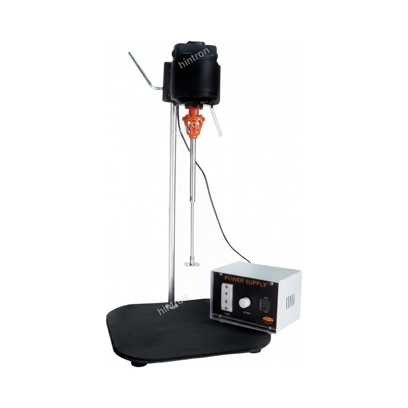 Hintron HTN-OH201 heavy-duty overhead laboratory stirrer, isometric view