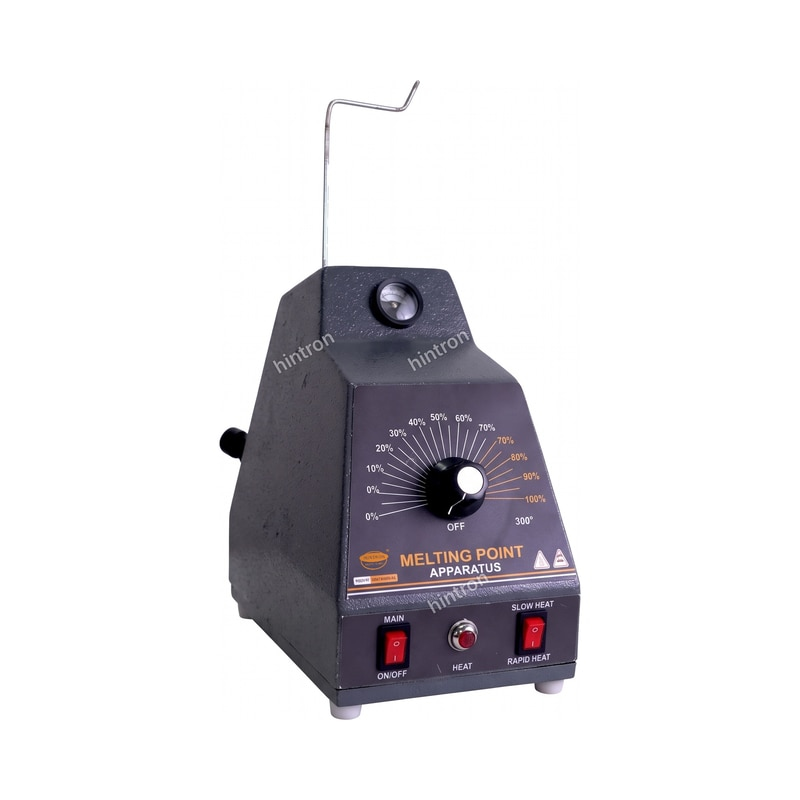 Hintron HTN-ML201 melting point apparatus, aluminium cast body, front view