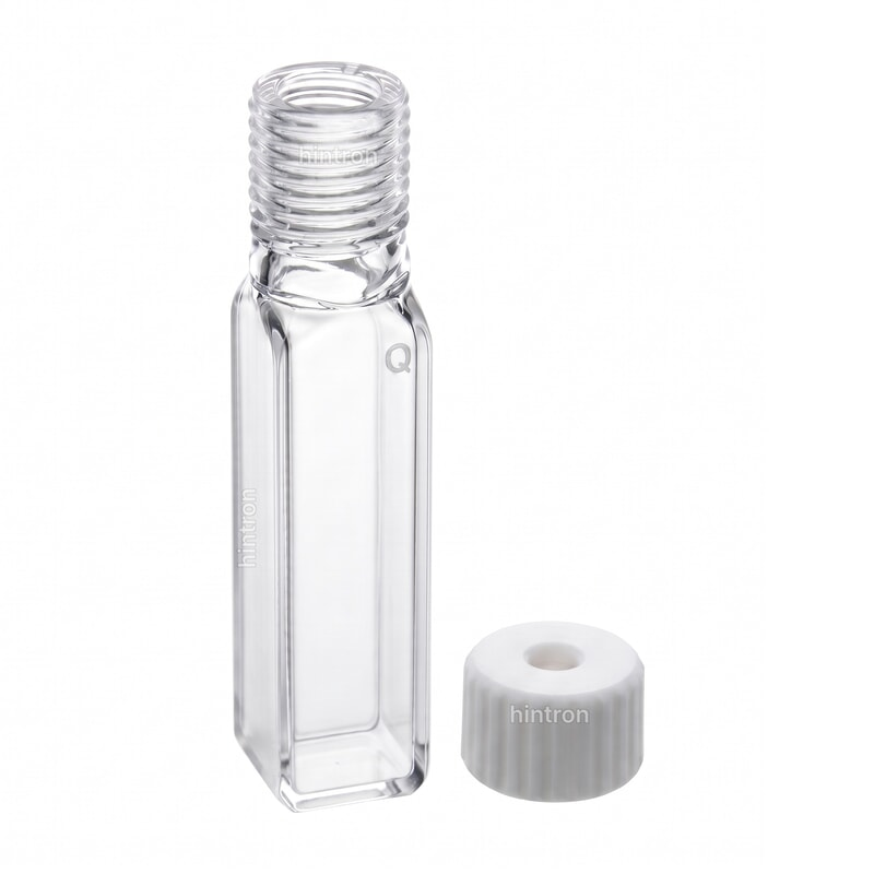 Spectrophotometer Cuvette, Screw Cap, Quartz