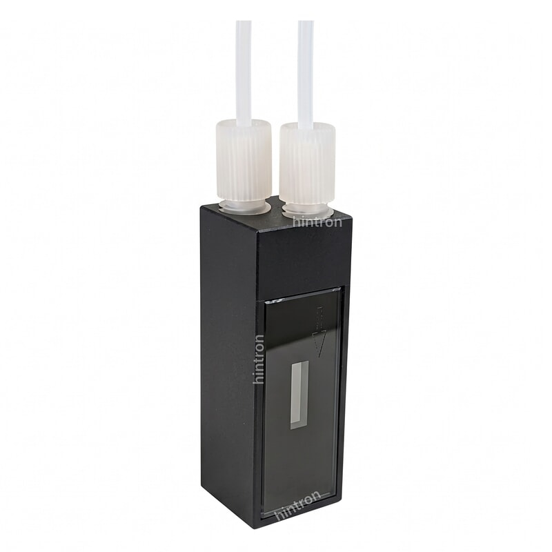 Sub-Micro Tablet Dissolution Cell with PTFE Tubing and 2 × 5 mm Window