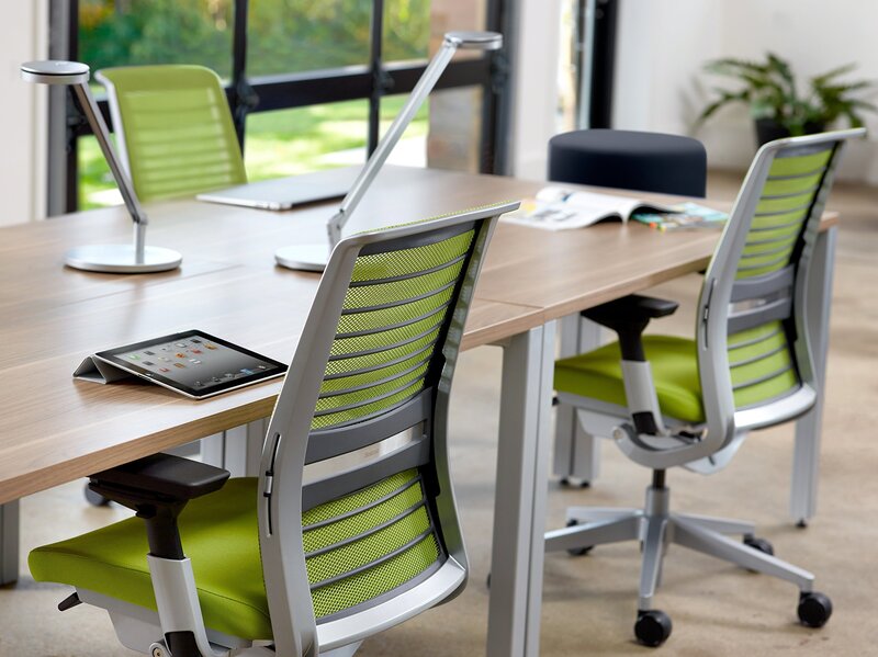 Seating Steelcase Think Wasabi 3D Knit W/o Head Rest