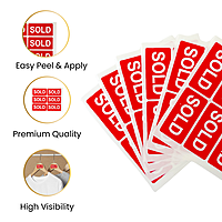 Pack of 42 SOLD Self Adhesive Labels 25x50mm