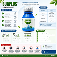 TATA Rallis SURPLUS Micronutrient Fertilizer – Boron 20% | Vetrivel Agro Services