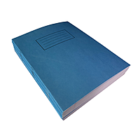 Janrax 9x7"" Blue 80 Pages Feint and Ruled Exercise Book