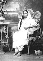 Holy Mother Sri Sarada Devi - In Studio - Sitting in Chair Photo
