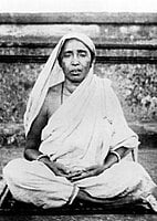 Holy Mother Sri Sarada Devi - Seated in Meditation Photo Holy Mother Sri Sarada Devi - Seated in Meditation Photo