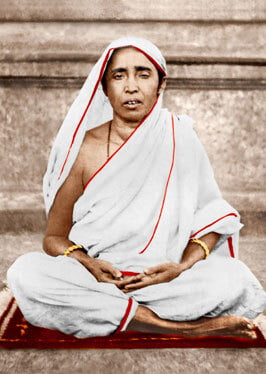 Holy Mother Sri Sarada Devi - Seated in Meditation Photo
