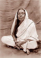 Holy Mother Sri Sarada Devi - Seated on Asana - Photo