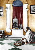 Holy Mother Sri Sarada Devi - Udbodhan Shrine Photo