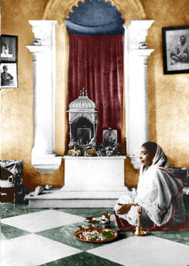 Holy Mother Sri Sarada Devi - Udbodhan Shrine Photo