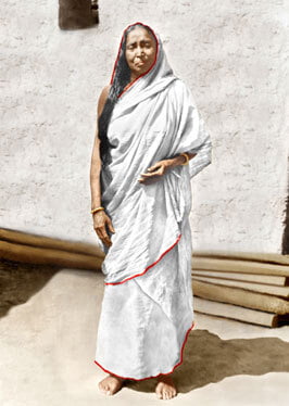 Holy Mother Sri Sarada Devi - Standing (Edited) Photo