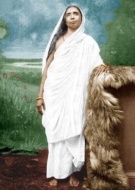 Holy Mother Sri Sarada Devi - Standing in Studio - Photo-1