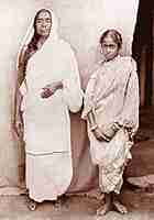 Holy Mother Sri Sarada Devi - Radhu with Holy Mother