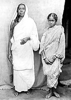 Holy Mother Sri Sarada Devi - Radhu with Holy Mother